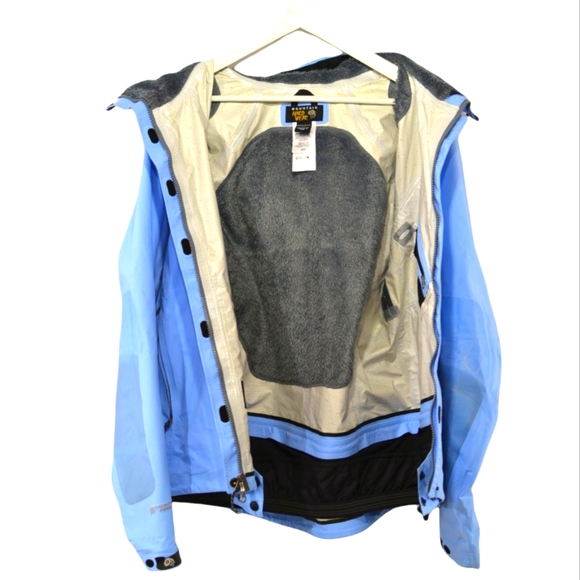Beauty Mountain Hardwear Descent DT Hybrid Fleece Lined Light Blue Ski Jacket L - Picture 9 of 15